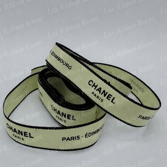 CHANEL Other - CHANEL Paris–Edimbourg Light Green Ribbon Four (4) Yards Boutique Packaging